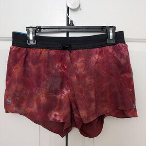 Janji Women's Tie-Dye Shorts - Red and Black